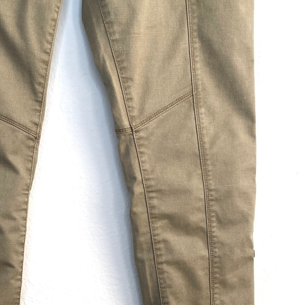 L.L. Bean Khaki Skinny Outdoor Pants Size 10 - Picture 3 of 9